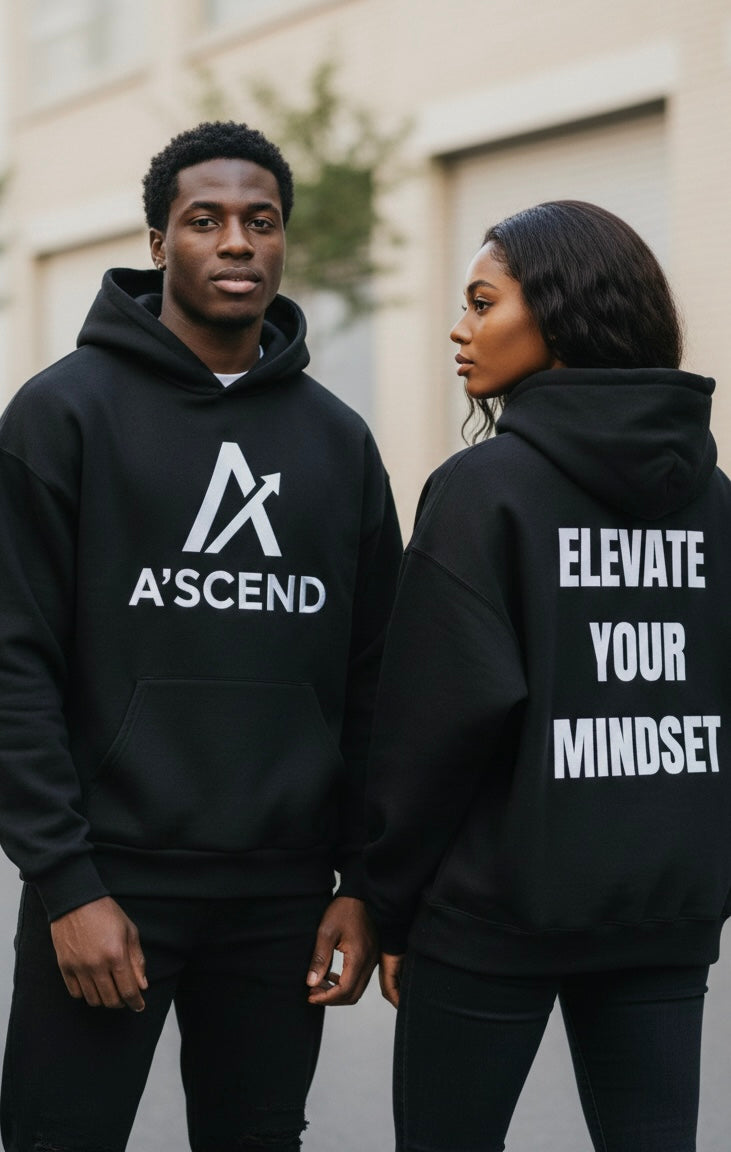 ELEVATE YOUR MINDSET — EMBROIDERED HOODIE